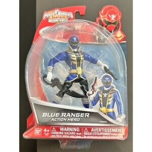 Saban's Power Ranger Super Megaforce Blue Ranger Action Figure Hero NIB